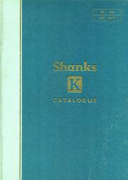 Cover of: Shanks K Catalogue: List No. 1010