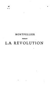 Montpellier pendant la Révolution by Joseph Duval-Jouve