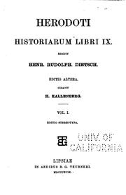 Cover of: Herodoti Historiarum libri IX