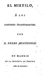 El Mirtilo by Pedro de Montengón