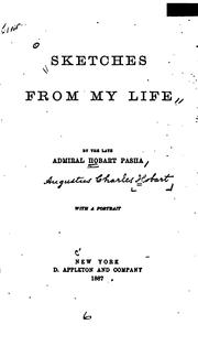 Cover of: Sketches from my life.
