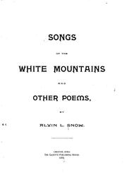 Cover of: Songs of the White mountains