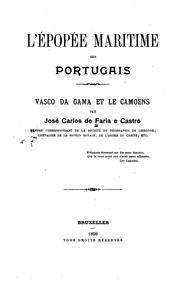 L'e ́popée maritime des Portugais by José Carlos de Faria e Castro