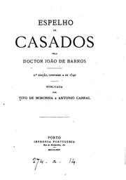 Cover of: Espelho de casados by Barros, João de