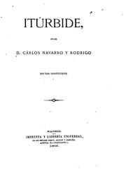 Cover of: Itúrbide