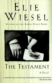 Cover of: The testament by Elie Wiesel