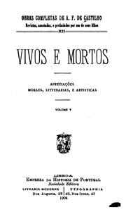 Cover of: Vivos e mortos