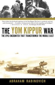 Cover of: The Yom Kippur War by Abraham Rabinovich