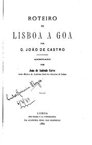 Cover of: Roteiro de Lisboa a Goa