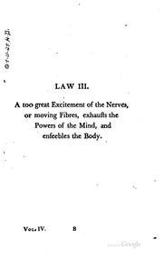 Cover of: The philosophy of medicine: or, Medical extracts on the nature of health and disease, including the laws of the animal œconomy, and the doctrines of pneumatic medicine.