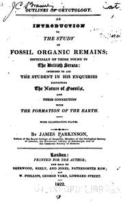 Cover of: Outlines of oryctology. by Parkinson, James