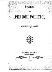 Cover of: Teoria dei periodi politici