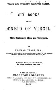 Cover of: Six books of the Æneid of Virgil by Publius Vergilius Maro