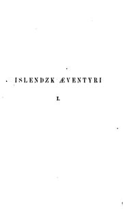 Cover of: Islendzk æventyri: Isländische Legenden, Novellen und Märchen