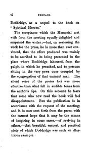 Cover of: Philip Doddridge, his life and labors.: A centenary memorial.