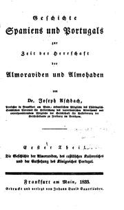 Cover of: Geschichte Spaniens und Portugals zur zeit der herrschaft der Almoraviden und Almohaden