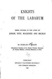 Knights of the labarum by Harlan Page Beach