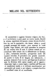 Milano nel settecento, giusta le poesie, le caricature e altre testimonianze dei tempi by Giovanni de Castro