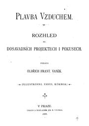 Cover of: Plavba vzduchem: Rozhled po dosavadnich projektech i pokusech