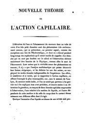 Cover of: Nouvelle théorie de l'action capillaire by Siméon-Denis Poisson