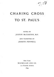 Cover of: Charing Cross to St. Paul's