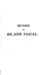 Cover of: Œuvres de Blaise Pascal.