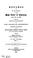 Cover of: Reports of cases in the High Court of Chancery, from 1757 to 1766.