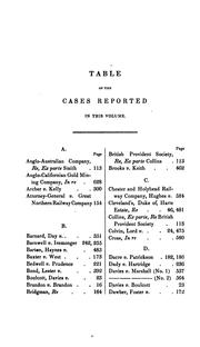 Cover of: Reports of cases decided in the High Court of Chancery by Great Britain. Court of Chancery., Great Britain. Court of Chancery.