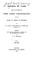 Cover of: Reports of cases heard and determined by the Lord Chancellor, and the Court of Appeal in Chancery [1851-1857]