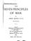 Cover of: The seven principles of man.
