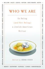 Cover of: Who We Are: On Being (and Not Being) a Jewish American Writer