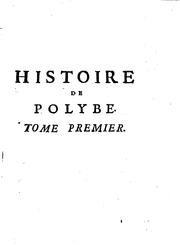 Cover of: Histoire de Polybe by Polybius