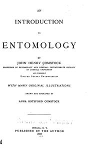 Cover of: An introduction to entomology by John Henry Comstock