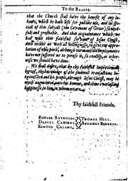 Cover of: A treatise of the covenant of grace: wherein the graduall breakings out of gospel-grace from Adam to Christ are clearly discovered, the differences betwixt the Old and New Testament are laid open, divers errours of Arminians and others are confuted; the nature of uprightnesse, and the way of Christ in bringing the soul into communion with himself: together with many other points, both doctrinally and practically profitable, are solidly handled.