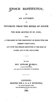 Cover of: Enoch restitutus