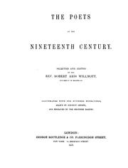 Cover of: The poets of the nineteenth century. by Robert Aris Willmott