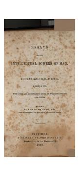 Cover of: Essays on the intellectual powers of man by James Walker, William Hamilton, William Hamilton, Thomas Reid, Thomas Reid