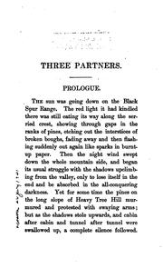 Cover of: Three partners by Bret Harte