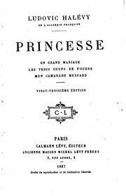 Cover of: Princesse by Ludovic Halévy