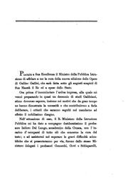 Cover of: Per la edizione nazionale delle opere di Galileo Galilei ...