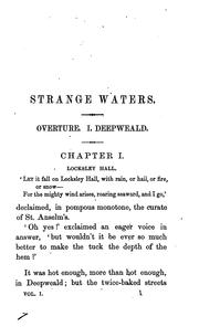 Cover of: Strange waters