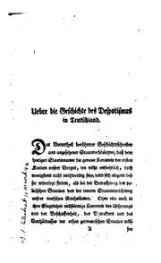 Cover of: Ueber die geschichte des despotismus in Teutschland.: Mit urkunden.