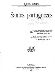Cover of: Santos portuguezes by Silva Pinto, Antonio da