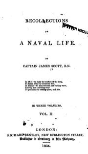 Cover of: Recollections of a naval life