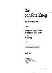 Cover of: Der russisch-japanische krieg