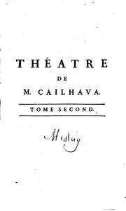 Cover of: Théatre de M. Cailhava.