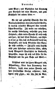 Cover of: Franz Mengotti's ...: Abhandlung über den kolbertismus, oder Die freyheit des kommerzes.
