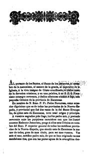 Cover of: Crónica de la provincia de n.s.p.s. Francisco de Zacatecas