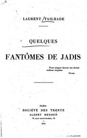 Quelques fantômes de jadis by Laurent Tailhade