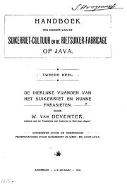 Cover of: Handboek ten dienste van de suikerriet-cultuur en de rietsuiker-fabricage op Java.